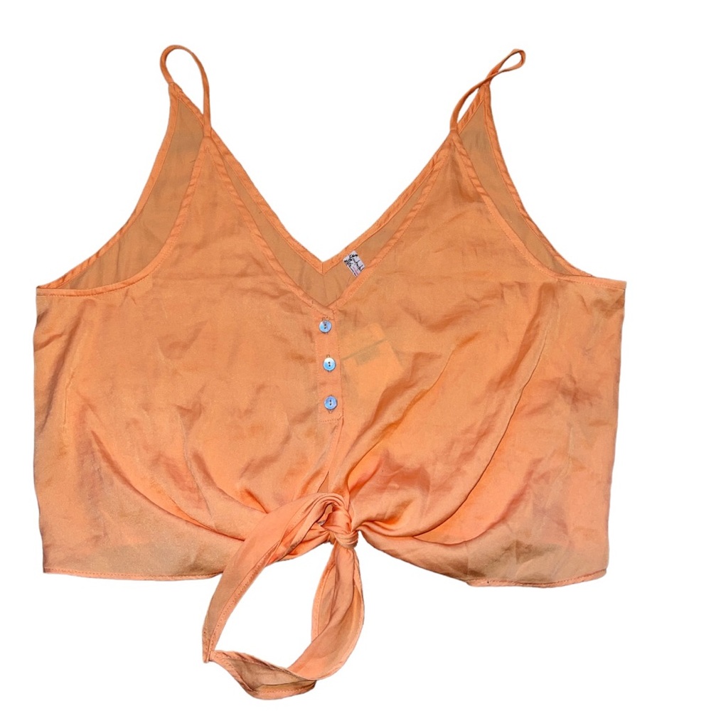 Free People Tie Front Tank sz L